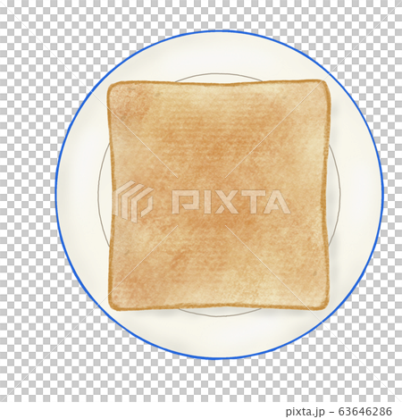 Toast plate blue 63646286