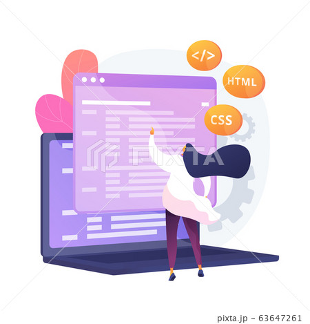 Computer programmeing vector concept metaphor. 63647261