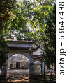 Village Gate In The Morning In The Countryside 63647498