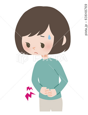 体調不良の女性 体調不良の女性 63648769