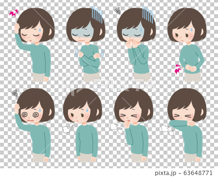 Unwell female set 63648771