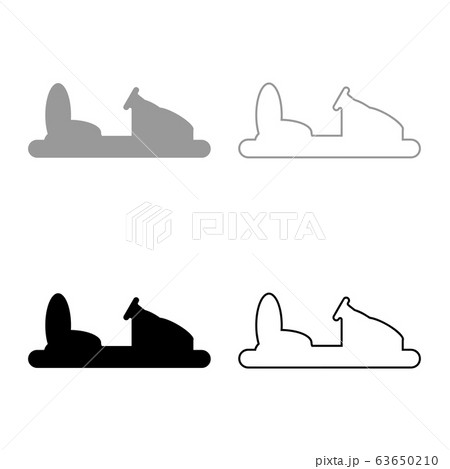 Bumper car silhouette Electric machine for  63650210