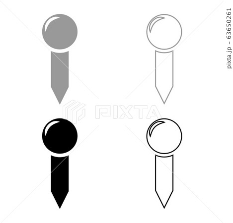 Push pin marker Map pointer Pushpin Thumbtack Push pin marker Map pointer Pushpin Thumbtack 63650261