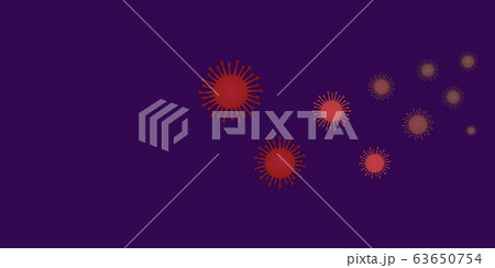 Abstract model of new coronavirus ncov-2019. 63650754