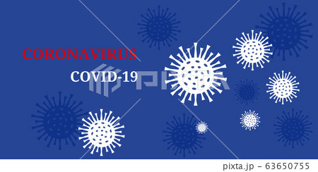 Abstract model of new coronavirus ncov-2019. 63650755