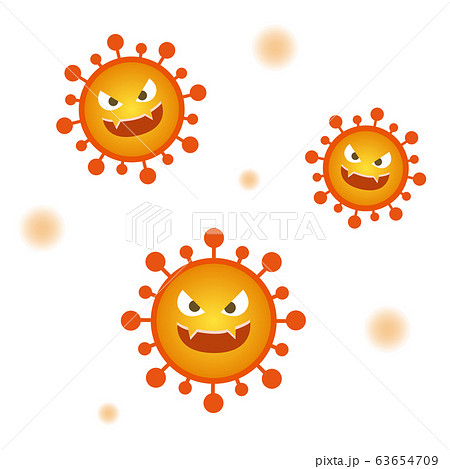 新型コロナウイルスのイラスト 63654709