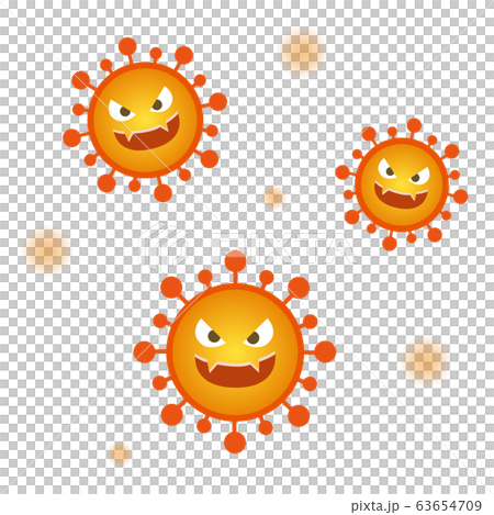 新型コロナウイルスのイラスト 63654709