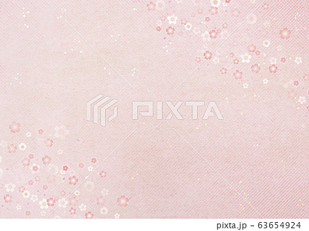背景素材 桜 ハーフトーン スクリーン グランジ 和のイラスト素材