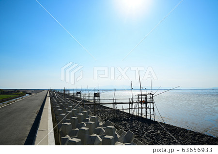 柳川市　風景　くもで網 63656933