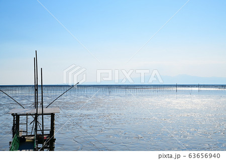 柳川市 風景 くもで網 柳川市 風景 くもで網 63656940