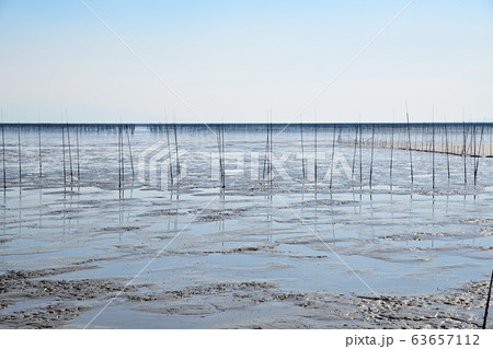 柳川市　風景　有明海 63657112