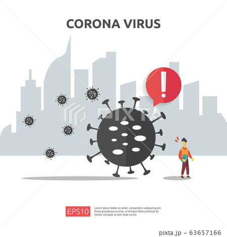 Pandemic Coronavirus outbreak. social distancing 63657166
