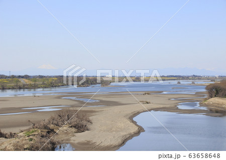 利根川（新川通／埼玉大橋：上流側） 63658648