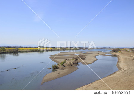 利根川（新川通／埼玉大橋：上流側） 63658651