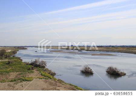 利根川（新川通／埼玉大橋：下流側） 63658655