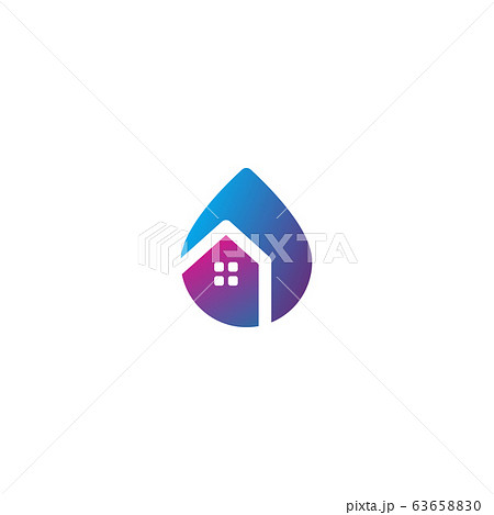 Home water logo design vectors Home water logo design vectors 63658830