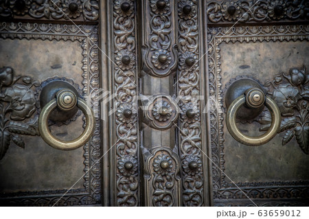 building detail of City Palace in  jaipur 63659012