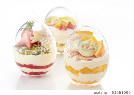 イースターエッグスイーツ-卵型ミニケーキ イースターエッグスイーツ-卵型ミニケーキ 63661009