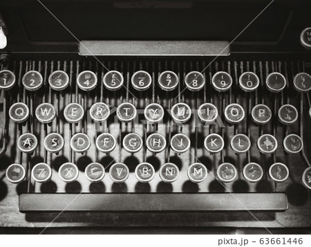 Antique Typewriter Vintage collection object Black and white 63661446