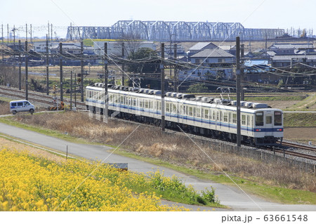 東武野田線8000系試運転（利根川橋梁） 63661548