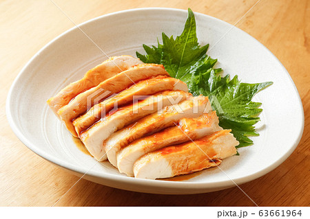 鶏むね肉の照り焼き 63661964