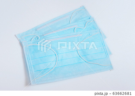 Medical masks, selective focus. Medical masks, selective focus. 63662681