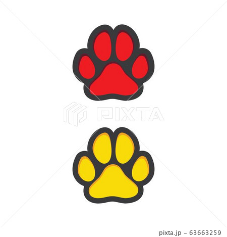 Paw icon design vector illustration 63663259