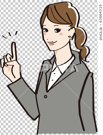 ビジネス　女性　発見 63664319