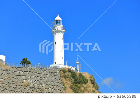 【福島県】晴天下の塩屋埼灯台 63665589