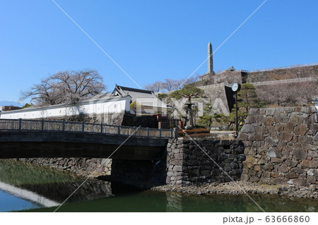 ■ 甲府城 ■ 舞鶴城公園 ■ 快晴 ■ 山梨県 ■ 桜満開 63666860