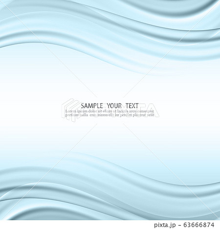 Blue line vector background curve paper layer with white space for text and message background design 63666874