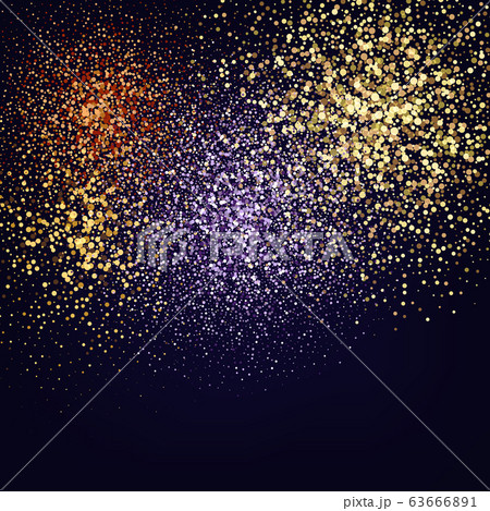 Color glitter texture isolated on black. Amber particles color. Celebratory background. Golden explosion of confetti. Vector illustration,eps 10. Color glitter texture isolated on black. Amber particles color. Celebratory background. Golden explosion of confetti. Vector illustration,eps 10. 63666891