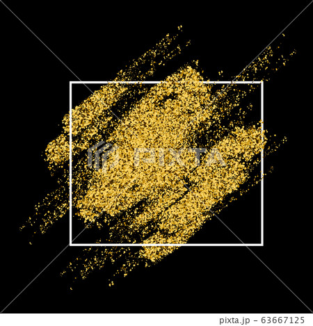 Gold sparkles on black in frame. Golden glitter background. Shine backdrop for card, vip, exclusive, certificate, gift, luxury, privilege, voucher, store, present, shopping. Gold sparkles on black in frame. Golden glitter background. Shine backdrop for card, vip, exclusive, certificate, gift, luxury, privilege, voucher, store, present, shopping. 63667125