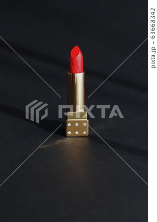 Red lipstick as premium beauty product, make-up and cosmetics 63668342