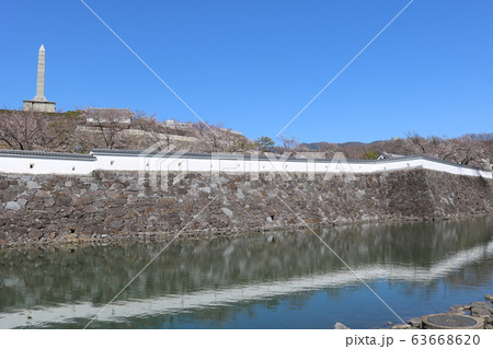 ■ 甲府城 ■ 舞鶴城公園 ■ 快晴 ■ 山梨県 ■ 桜満開 63668620