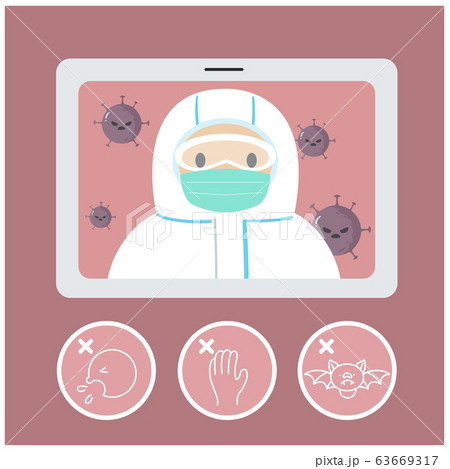 Concept of Covid-19. Vector flat illustration. 63669317