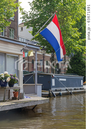 House Boat Holland Flag House Boat Holland Flag 63671891