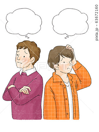 カップル 同性 男性 LGBTQ(吹き出し) カップル 同性 男性 LGBTQ(吹き出し) 63672160