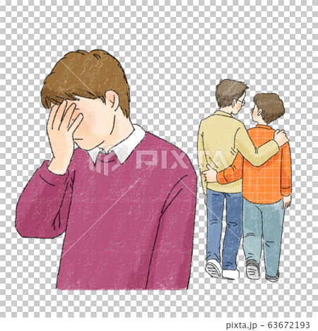 Couple same sex male LGBTQ (separate 1) 63672193
