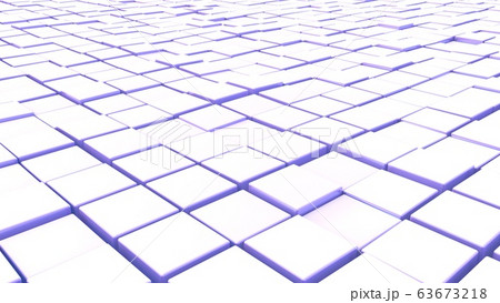 Abstract background with square tiles of various heights. Shiny poligonal piles floor. Abstract architecture scene with perspective view. Abstract background with square tiles of various heights. Shiny poligonal piles floor. Abstract architecture scene with perspective view. 63673218