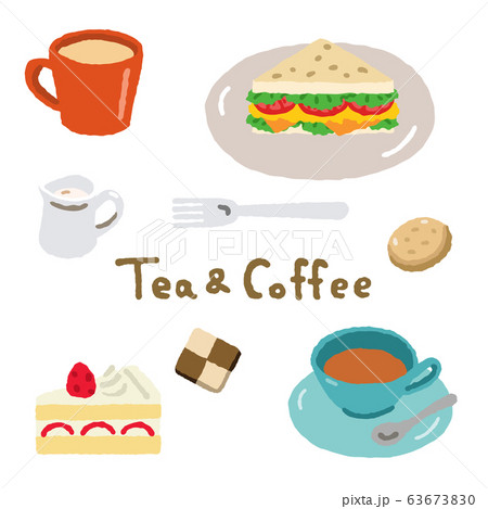 コーヒーと紅茶セット コーヒーと紅茶セット 63673830