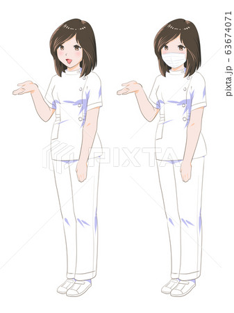 女性　働く女性　看護師 63674071