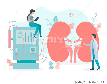 Dialysis procedure medical concept 63675641
