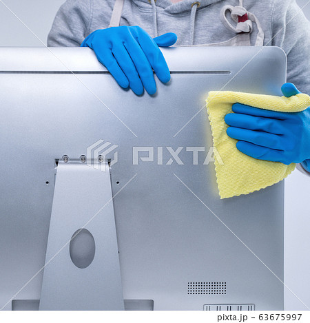 掃除 クリーニング 清掃中 63675997