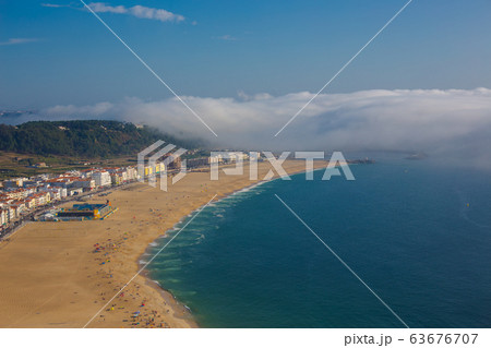 beautiful seaside resort of Nazare in Portugal beautiful seaside resort of Nazare in Portugal 63676707