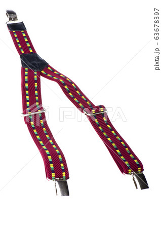 suspenders on white background suspenders on white background 63678397