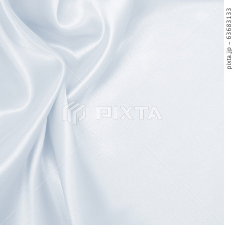 Smooth elegant grey silk or satin luxury cloth as 63683133