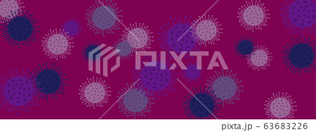 Abstract model of new coronavirus ncov-2019. 63683226
