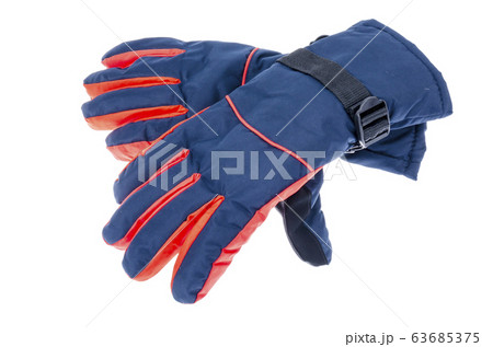Waterproof gloves for winter sport. Studio Photo Waterproof gloves for winter sport. Studio Photo 63685375