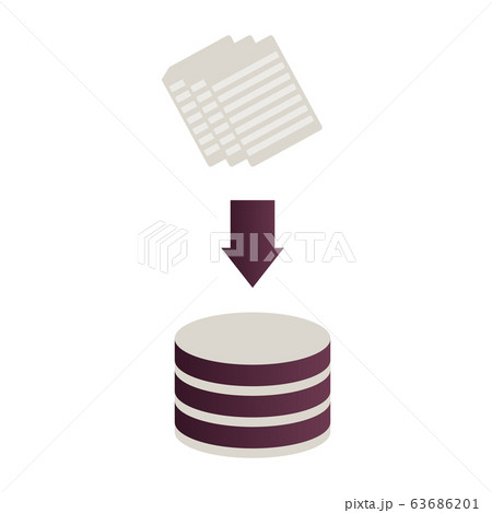 Data warehouse icon logo design. Vector illustration Data warehouse icon logo design. Vector illustration 63686201